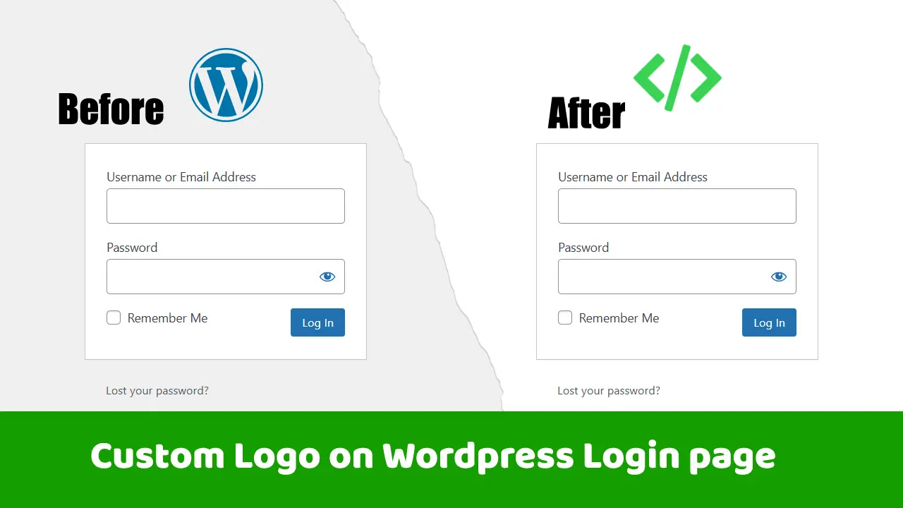 custom logo in wordpress login page